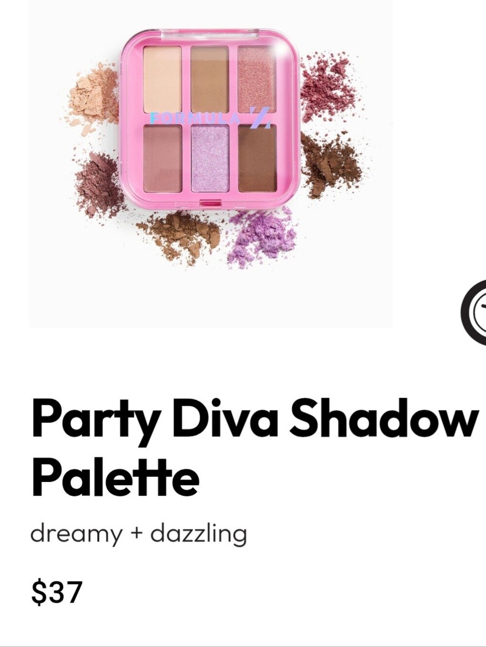 Formula Z Party Diva Shadow Palette